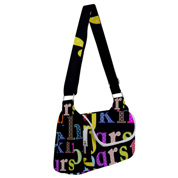 Alphabet Letters Colorful Polka Dots Letters In Lower Case Post Office Delivery Bag