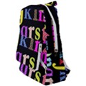 Alphabet Letters Colorful Polka Dots Letters In Lower Case Travelers  Backpack View1