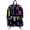 Alphabet Letters Colorful Polka Dots Letters In Lower Case Travelers  Backpack View3