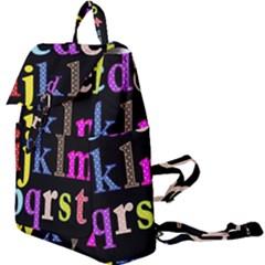 Alphabet Letters Colorful Polka Dots Letters In Lower Case Buckle Everyday Backpack by Sudhe