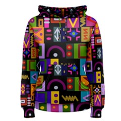 Abstract A Colorful Modern Illustration Women s Pullover Hoodie by Sudhe