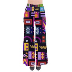 Abstract A Colorful Modern Illustration So Vintage Palazzo Pants by Sudhe