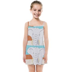 Africa Elephant Animals Animal Kids  Summer Sun Dress by Sudhe