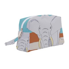 Africa Elephant Animals Animal Wristlet Pouch Bag (medium)