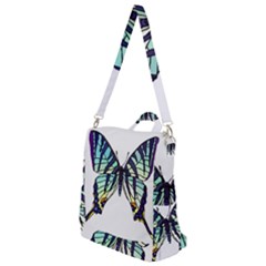 A Colorful Butterfly Crossbody Backpack