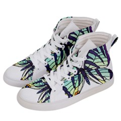 A Colorful Butterfly Men s Hi-top Skate Sneakers by Sudhe