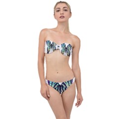 A Colorful Butterfly Classic Bandeau Bikini Set by Sudhe