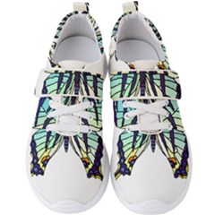 A Colorful Butterfly Men s Velcro Strap Shoes by Sudhe