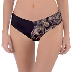 Angry Male Lion Reversible Classic Bikini Bottoms by Sudhe