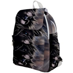 Angry Lion Digital Art Hd Top Flap Backpack