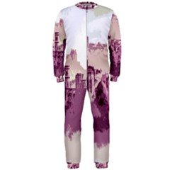 Abstract Painting Edinburgh Capital Of Scotland Onepiece Jumpsuit (men)  by Sudhe