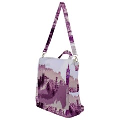 Abstract Painting Edinburgh Capital Of Scotland Crossbody Backpack