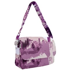 Abstract Painting Edinburgh Capital Of Scotland Courier Bag by Sudhe