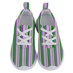 Candy Stripes 2 Running Shoes by retrotoomoderndesigns