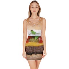 Abstract Barbeque Bbq Beauty Beef Bodycon Dress by Sudhe