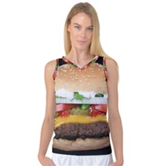 Abstract Barbeque Bbq Beauty Beef Women s Basketball Tank Top by Sudhe