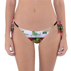 Abstract Barbeque Bbq Beauty Beef Reversible Bikini Bottom by Sudhe