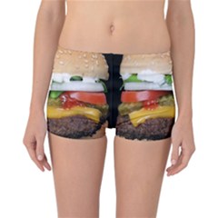 Abstract Barbeque Bbq Beauty Beef Reversible Boyleg Bikini Bottoms by Sudhe