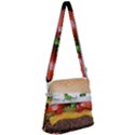 Abstract Barbeque Bbq Beauty Beef Zipper Messenger Bag View1