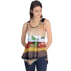 Abstract Barbeque Bbq Beauty Beef Sleeveless Tunic by Sudhe