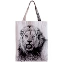 Lion Wildlife Art And Illustration Pencil Zipper Classic Tote Bag View1