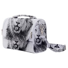 Lion Wildlife Art And Illustration Pencil Satchel Shoulder Bag