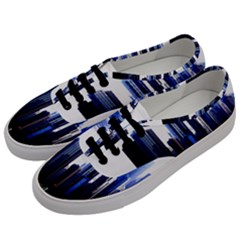 Abstract Of Downtown Chicago Effects Men s Classic Low Top Sneakers by Sudhe