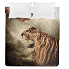 Roaring Lion Duvet Cover Double Side (queen Size) by Sudhe