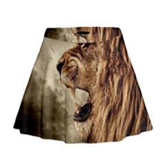 Roaring Lion Mini Flare Skirt by Sudhe