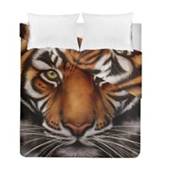 The Tiger Face Duvet Cover Double Side (full/ Double Size) by Sudhe