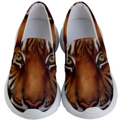 The Tiger Face Kids  Lightweight Slip Ons by Sudhe