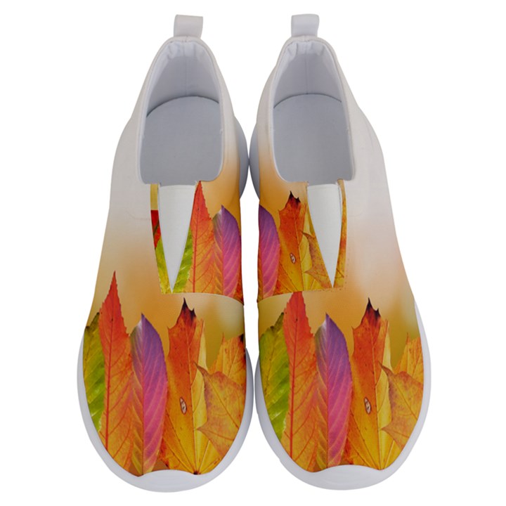 Autumn Leaves Colorful Fall Foliage No Lace Lightweight Shoes