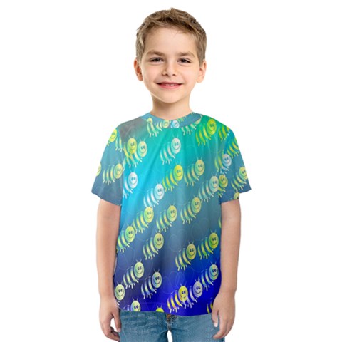 Animal Nature Cartoon Wild Wildlife Wild Life Kids  Sport Mesh Tee by Sudhe