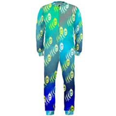 Animal Nature Cartoon Wild Wildlife Wild Life Onepiece Jumpsuit (men)  by Sudhe