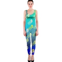 Animal Nature Cartoon Wild Wildlife Wild Life One Piece Catsuit by Sudhe