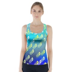 Animal Nature Cartoon Wild Wildlife Wild Life Racer Back Sports Top by Sudhe