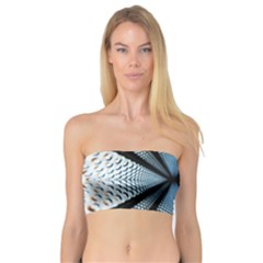 6th Dimension Metal Abstract Obtained Through Mirroring Bandeau Top by Sudhe