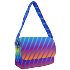 Abstract Fractal Multicolored Background Courier Bag