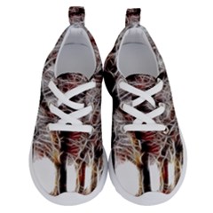 Autumn Fractal Forest Background Running Shoes