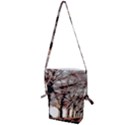 Autumn Fractal Forest Background Folding Shoulder Bag View1