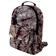 Autumn Fractal Forest Background Flap Pocket Backpack (small)