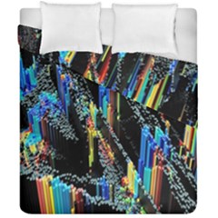 Abstract 3d Blender Colorful Duvet Cover Double Side (california King Size) by Sudhe