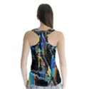 Abstract 3d Blender Colorful Racer Back Sports Top View2