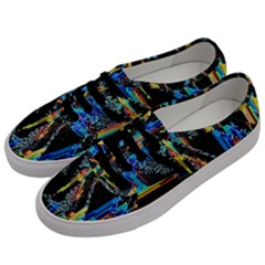 Abstract 3d Blender Colorful Men s Classic Low Top Sneakers by Sudhe