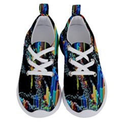 Abstract 3d Blender Colorful Running Shoes by Sudhe