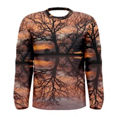 Aurora Sunset Sun Landscape Men s Long Sleeve Tee by Sudhe