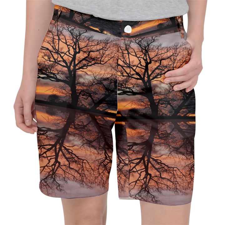 Aurora Sunset Sun Landscape Pocket Shorts