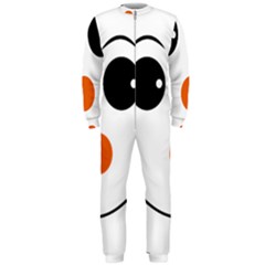 Happy Face With Orange Nose Vector File Onepiece Jumpsuit (men)  by Sudhe