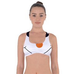 Happy Face With Orange Nose Vector File Got No Strings Sports Bra by Sudhe