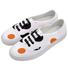 Happy Face With Orange Nose Vector File Women s Classic Low Top Sneakers by Sudhe